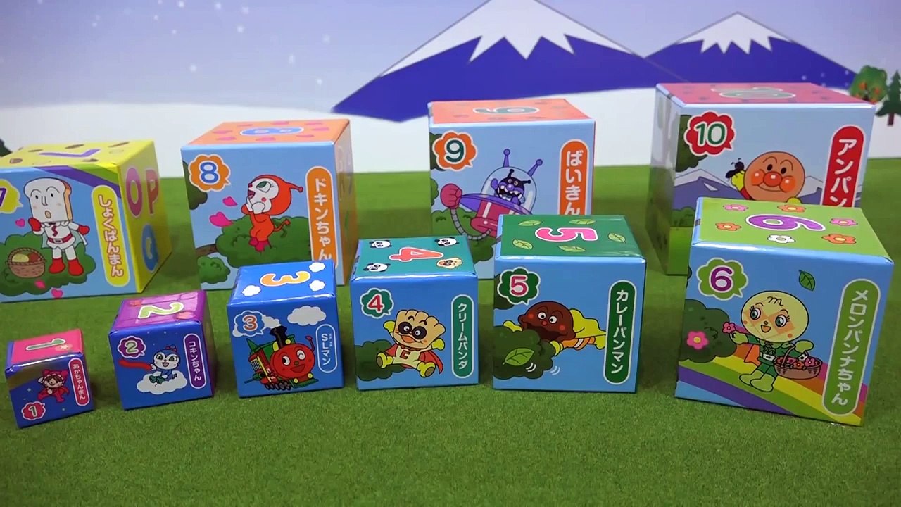 かぞえてABCキューブ アンパンマンおもちゃ クリスマスプレゼント Anpanman...