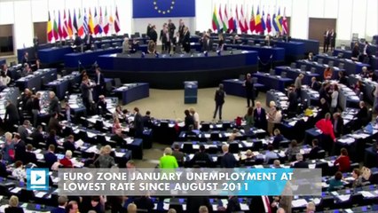 Euro zone January unemployment at lowest rate since August 2011