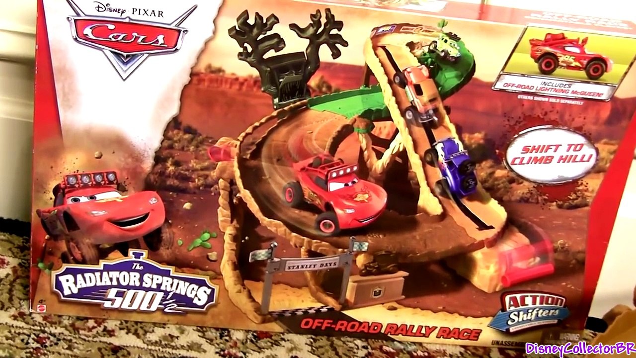 NEW Play Doh Cars Toons Radiator Springs 500 1/2 Off-Road Rally Race Track set Lightning McQueen