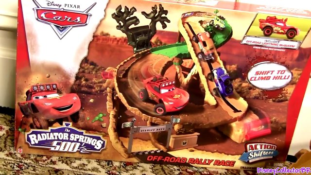NEW Play Doh Cars Toons Radiator Springs 500 1/2 Off-Road Rally Race Track set Lightning McQueen