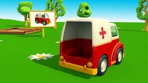 Kids 3D Construction Cartoons for Children 17: Leo & the Ambulance (xây dựng xe cứu thươn