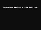 Download International Handbook of Social Media Laws PDF Free