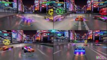 Cars 2 The Game MIGUEL CAMINO vs FRANCESCO BERNOULLI vs SHU TODOROKI vs CARLA 4 Player Race