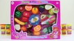 Learn Fruit and Vegetable Names with Toy Velcro Cutting Fruits & Vegetables Play Kitchen Toy!