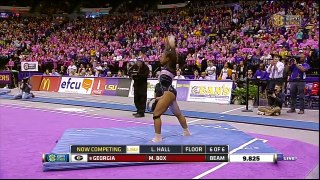 Lloimincia Hall LSU Floor 2015 vs Georgia 9.95