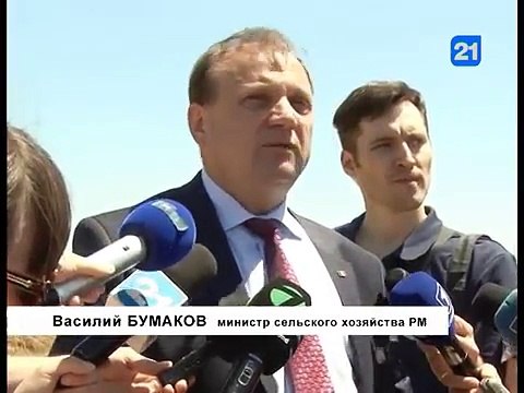 Уборка зерновых в Вулканештах