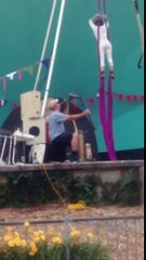 Another woman dancing with Ribben.