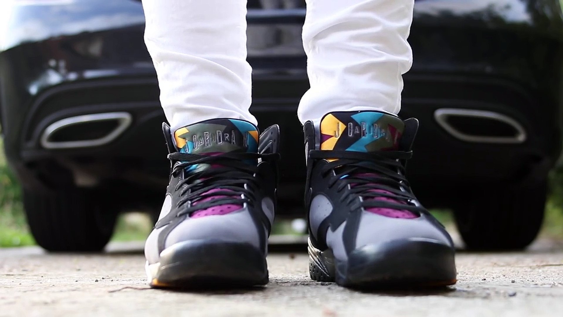 jordan 7 bordeaux on feet