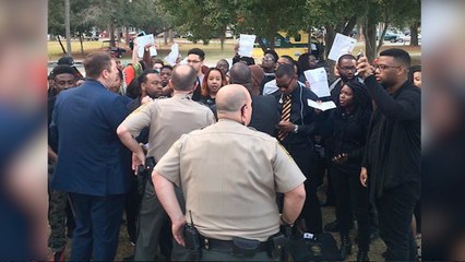 Black students forced to leave Trump rally