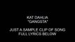 Kat Dahlia - Gangsta with Full Lyrics