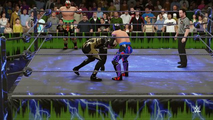 WWE 2K16 the lucha dragons v goldust & r-truth