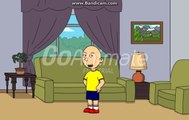 Caillou chops his Dads penis off and Gets Grounded