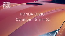 Honda Civic Hatchback Prototype Live Al Salone di Ginevra 2016
