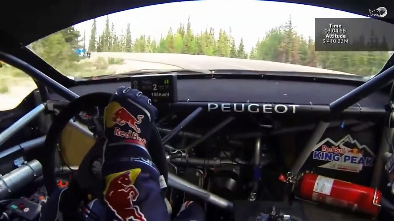 Pikes Peak International Hill Climb 2013 - 208 T16 Pikes Peak - Full Onboard Run HD - Sébastien Loeb