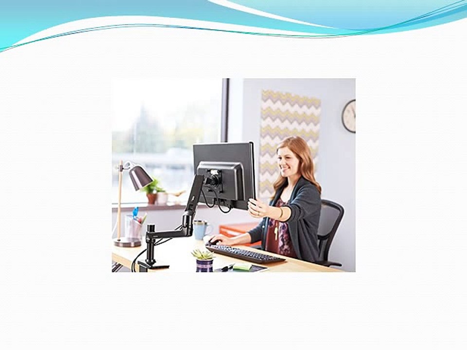 AmazonBasics - Brazo de montaje para pantalla individual