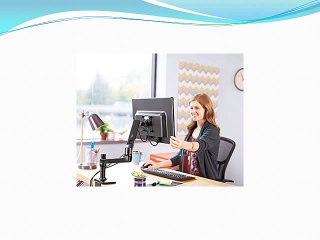 AmazonBasics - Brazo de montaje para pantalla individual