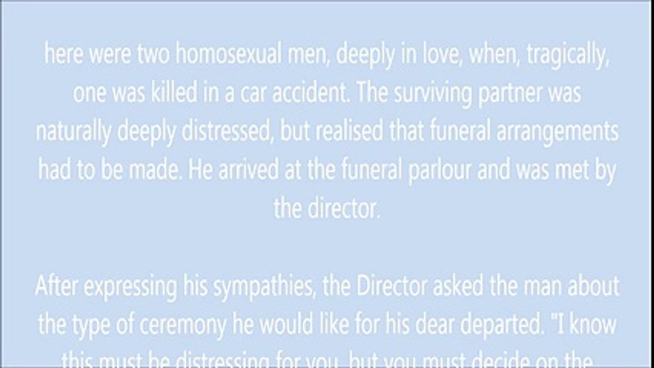 A Strange Funeral Joke