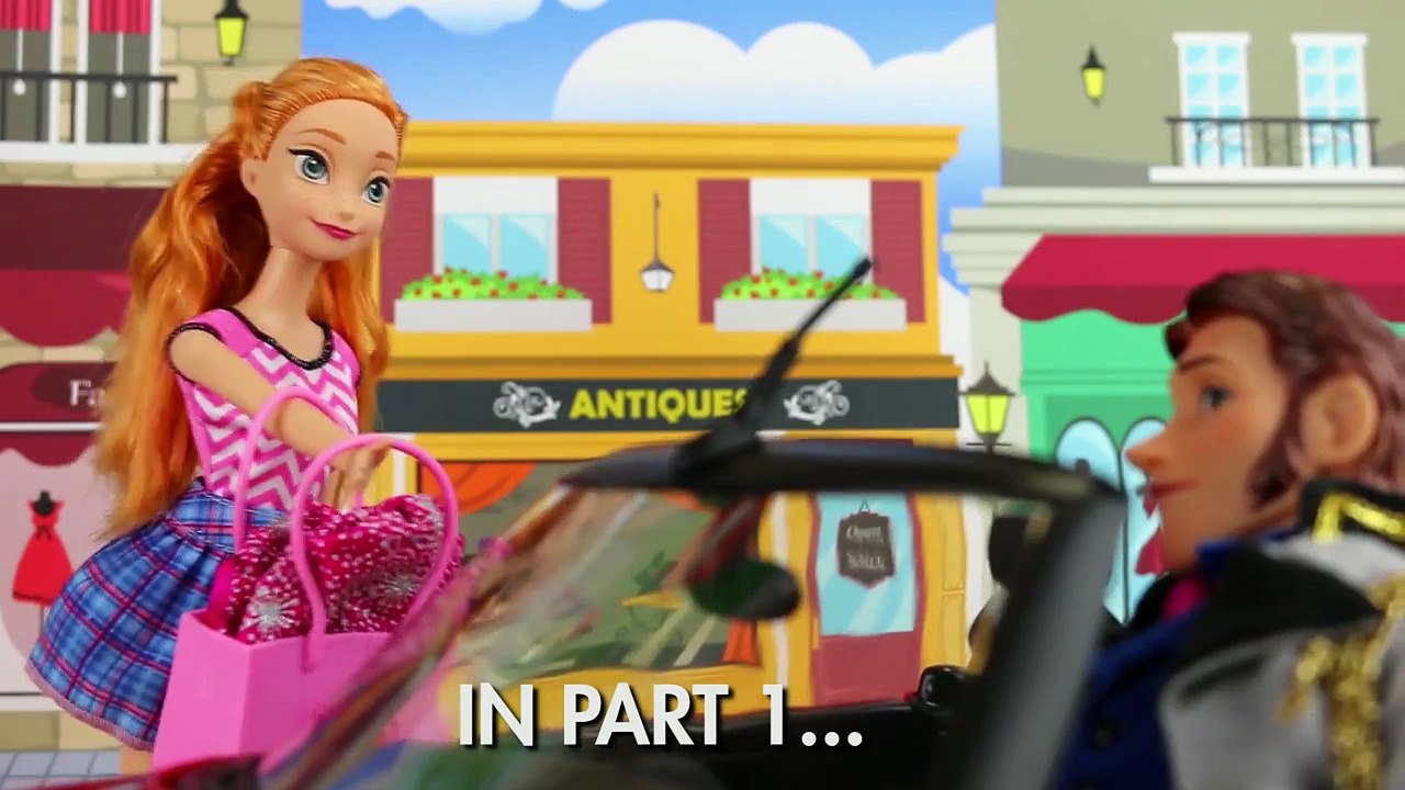 Anna & Kristoff are Saved by Elsa & Jack Frost from Frozen. DisneyToysFan