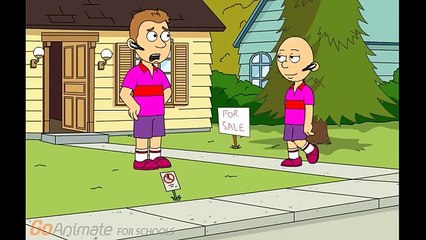 Classic Caillou Turns Into FreddyYesDoraNoVGCP And Gets Grounded.
