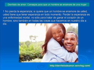 Derritelo de amor: consejos para enamorar a un hombre