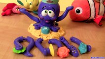 PLAY DOH Octopus Playset Disney Nemo Dory Flounder Sebastian Ocean Animals Ośmiornica Play Dough