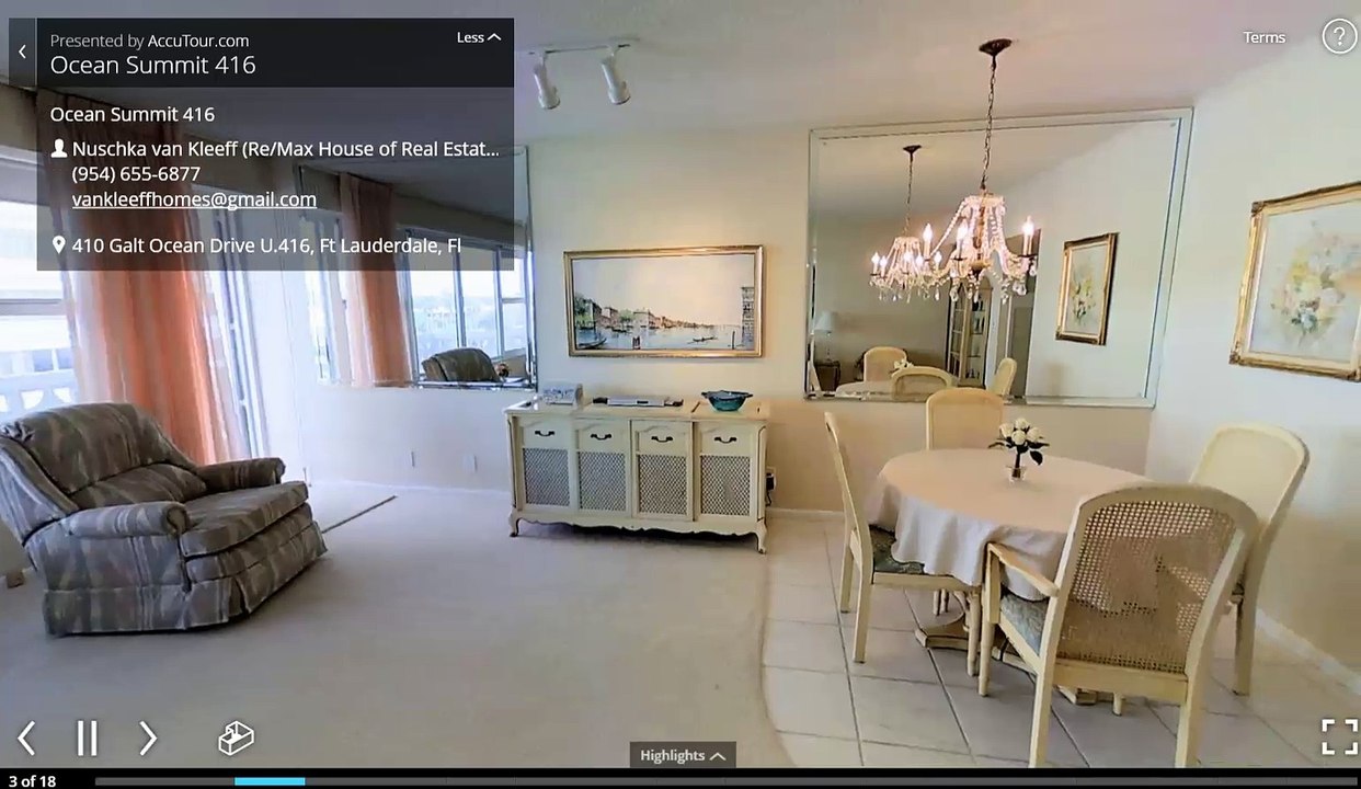 3D Showcase by AccuTour - Ocean Summit 416