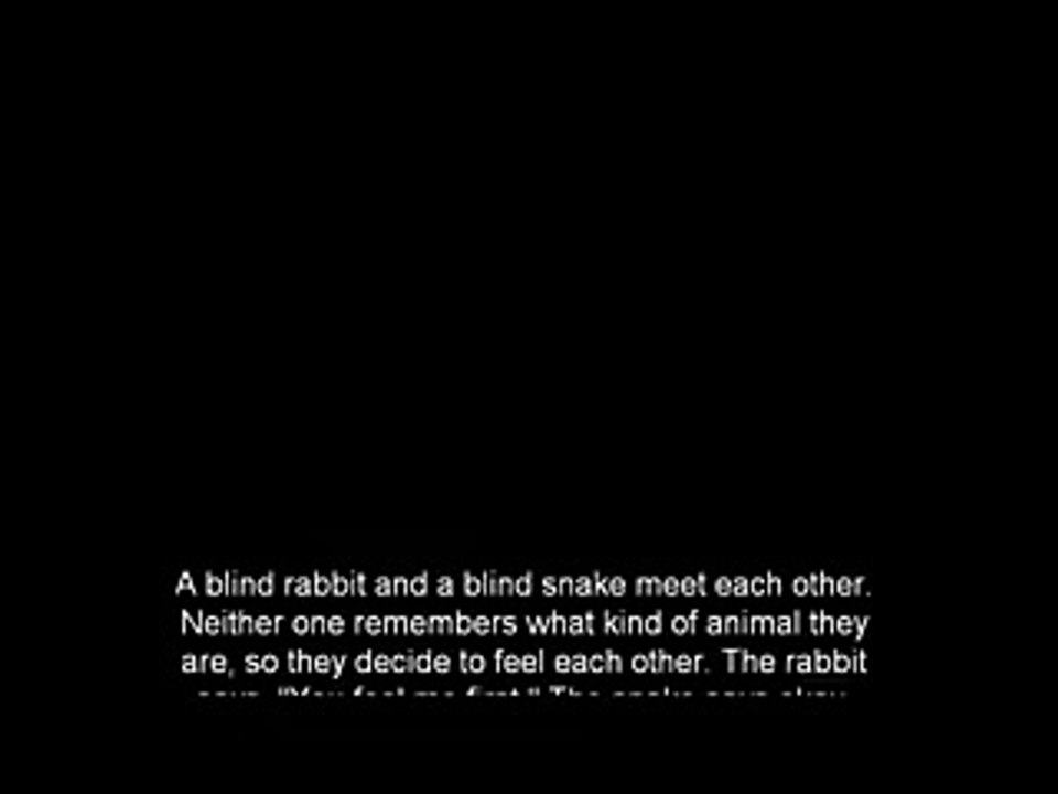 Blind Animal Joke