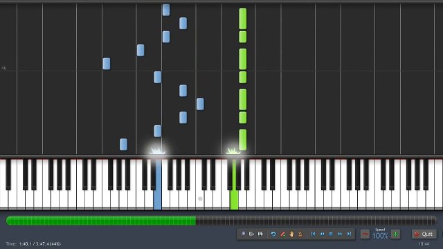 Rufus Wainwright - Hallelujah (Shrek) Piano Tutorial (100% Speed) Synthesia + Sheet Music