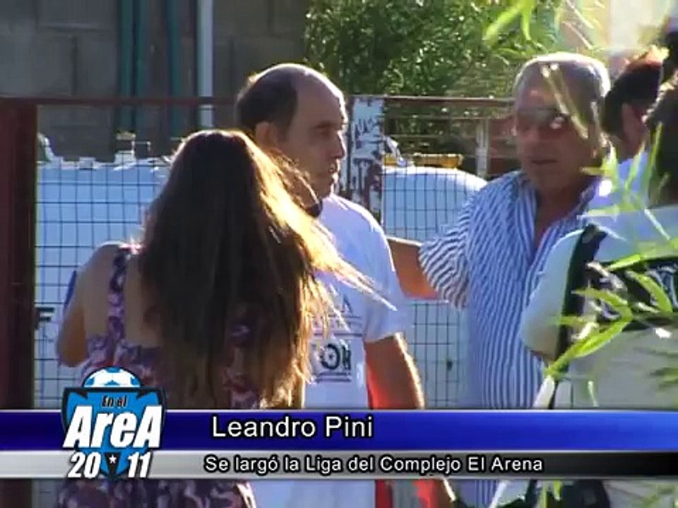 Leandro Pini y la Liga del Complejo el Arena