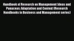 Download Handbook of Research on Management Ideas and Panaceas: Adaptation and Context (Research