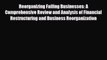 [PDF] Reorganizing Failing Businesses: A Comprehensive Review and Analysis of Financial Restructuring