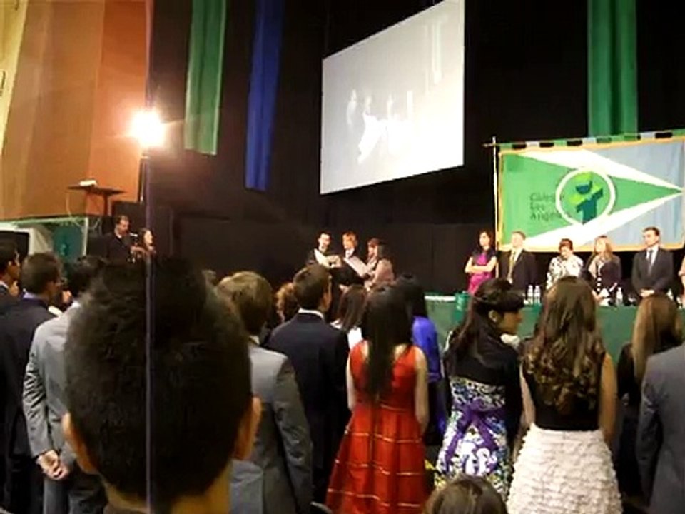 INICIO DE LA CEREMONIA DE GRADUACIÓN 2010