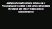 Read Analyzing School Contexts: Influences of Principals and Teachers in the Service of Students