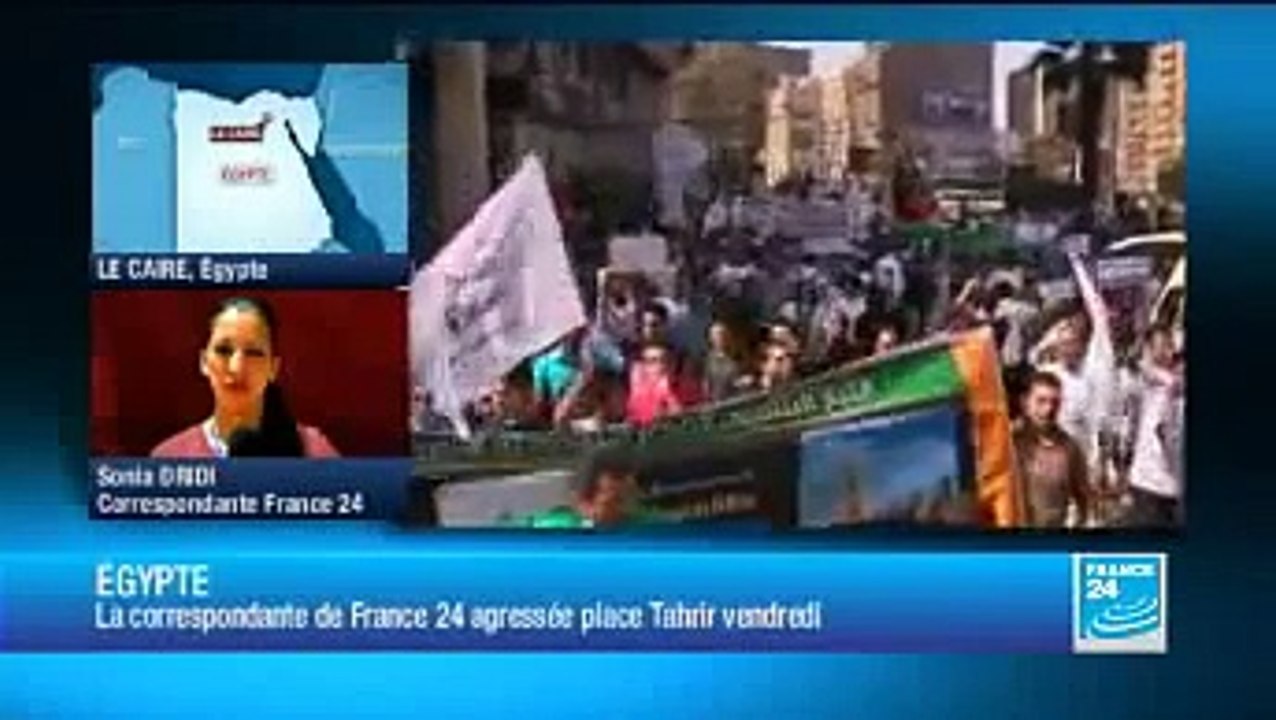 Reportera francesa sufrió acoso sexual de una turba en vivo en Egipto