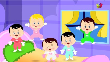 cinco pequeños bebés | canciones infantiles
