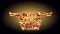 Super Mario 3D land Special Level S3-4 and S3-5