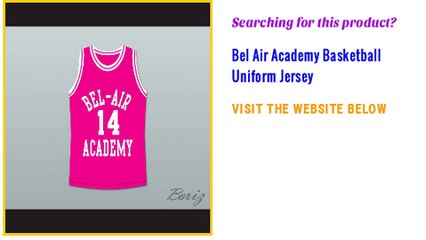 Bel Air Academy Basketball Uniform Jersey
