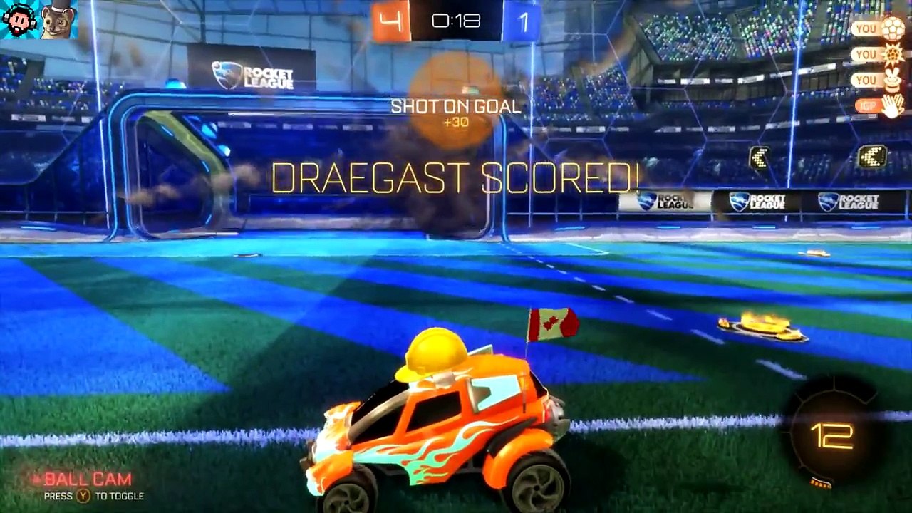 Rocket League Gameplay - 4v4 Multiplayer INTENSE Action! - Rocket League PC Gameplay Montage