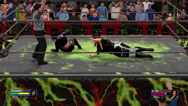 WWE 2K16 the baroness v nia jax
