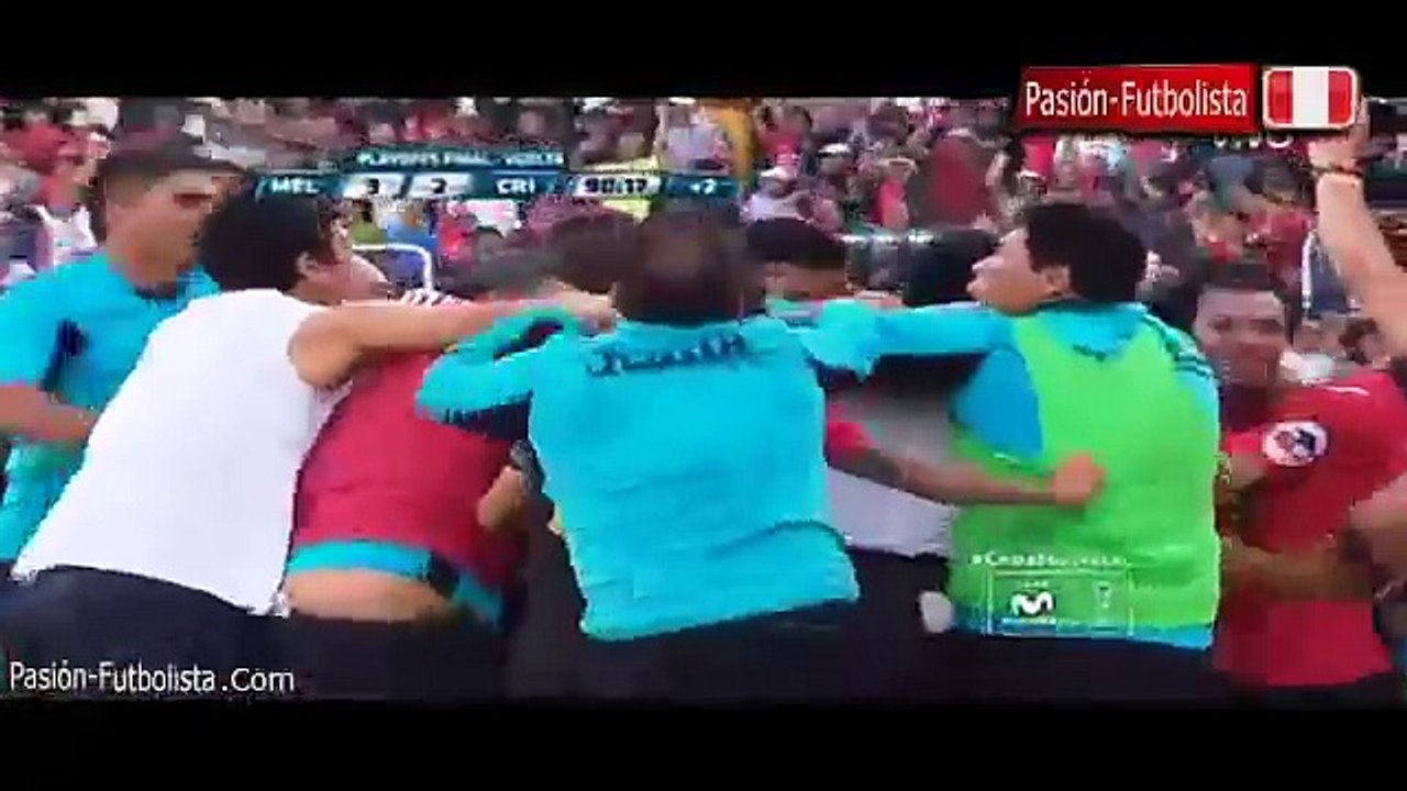 Melgar vs Sporting Cristal 3 2 Gol de Bernardo Cuesta Final PLAY OFF 2015 16122015