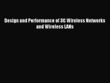 Download Design and Performance of 3G Wireless Networks and Wireless LANs PDF Online