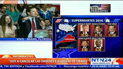 “Ustedes tendrán un Presidente que cree en la empresa libre”: Marco Rubio