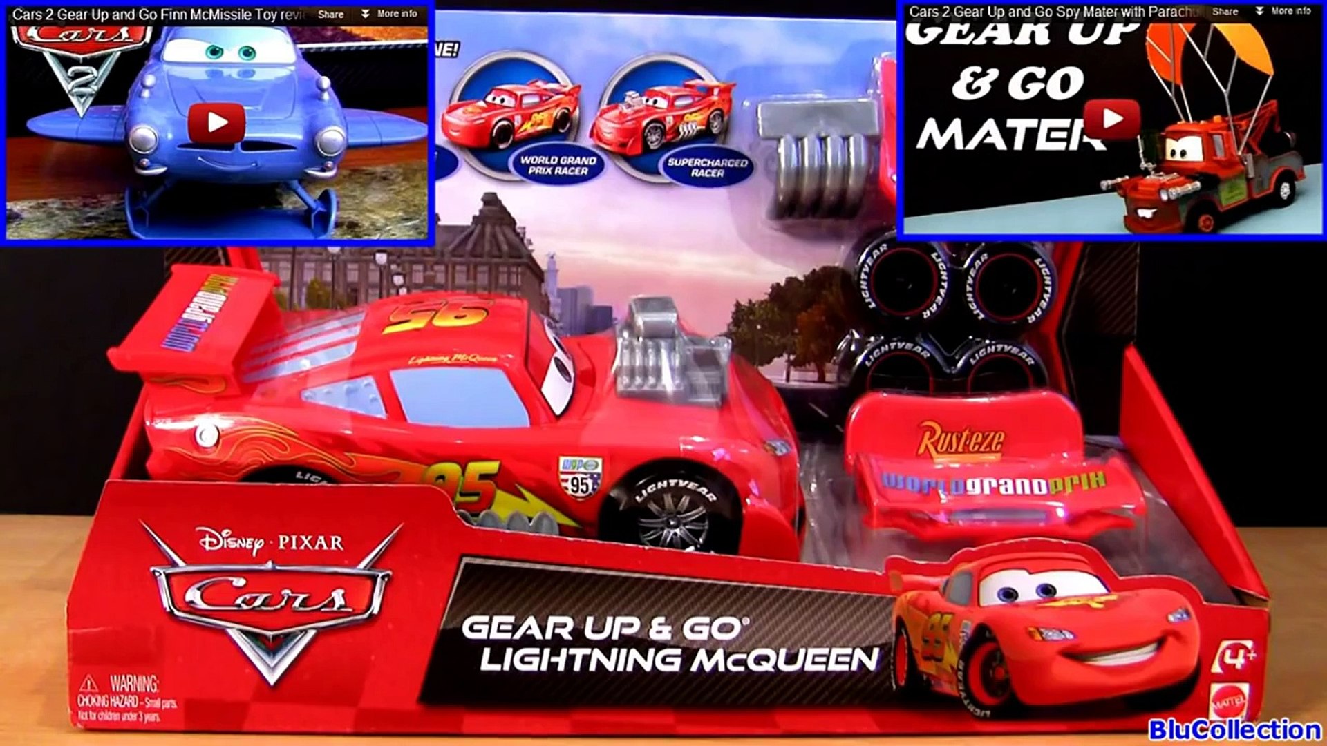 Carrinho Relampago McQueen Gear Up n Go Disney Pixar Cars 2 Flash Rayo  Brinquedos em Portugues – Видео Dailymotion