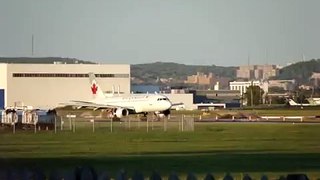 Air Canada embraer landing on 24R at CYUL