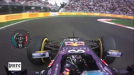 F1 2015 Daniel Ricciardo Onboard Mexico GP 2015 #22