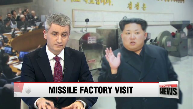 Kim Jong-un visits missile factory ahead of UN vote on N. Korea sanctions