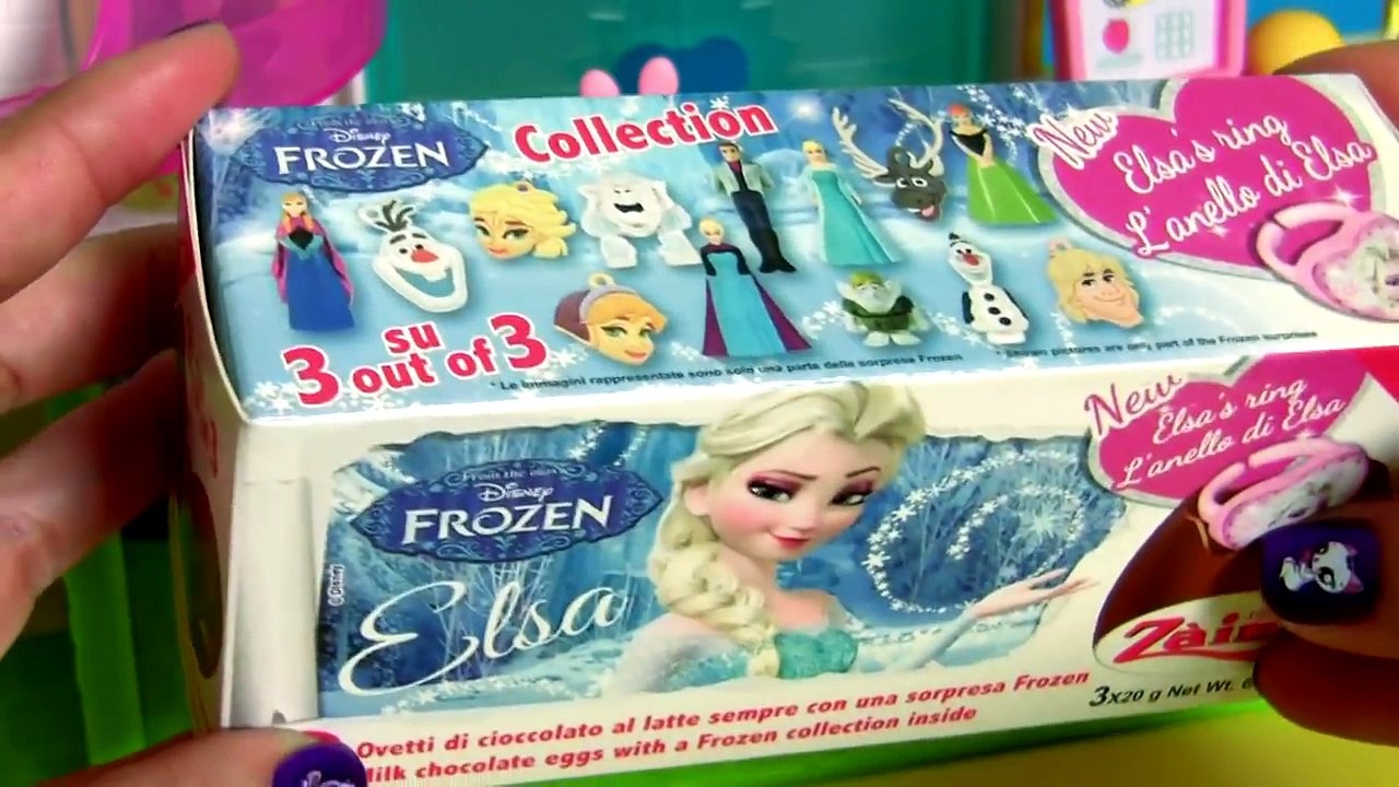 FROZEN Elsa of Arendelle New Box of Surprise Eggs Zaini 3-pack same as Kinder Huevos Sorpresa
