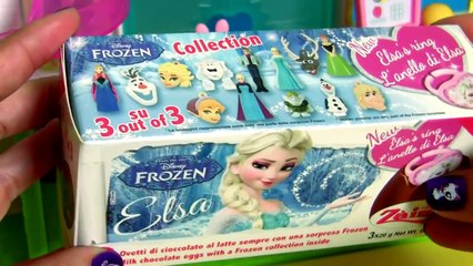 FROZEN Elsa of Arendelle New Box of Surprise Eggs Zaini 3-pack same as Kinder Huevos Sorpresa
