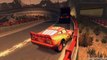 Lightning McQueen VS Truck Stunt Speedway Park Disney pixar car by onegamesplus