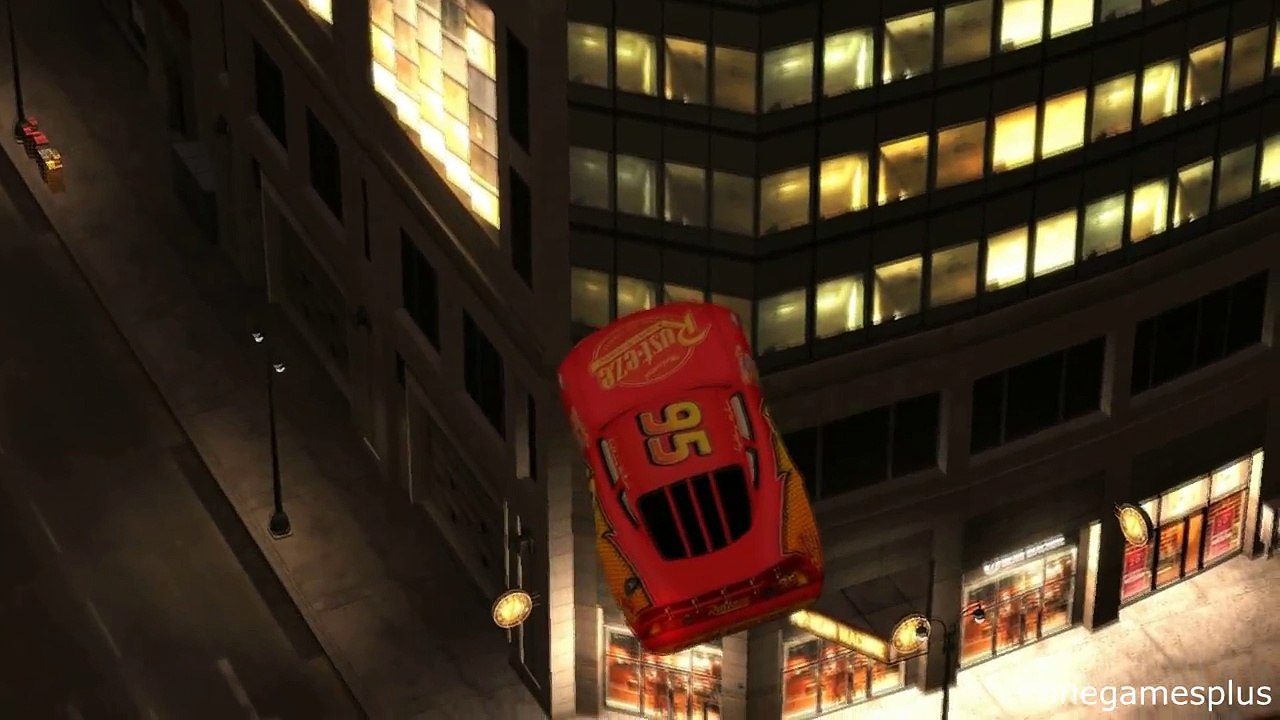 Disney car Lightning McQueen seven jumps in game GTA IV by onegamesplus